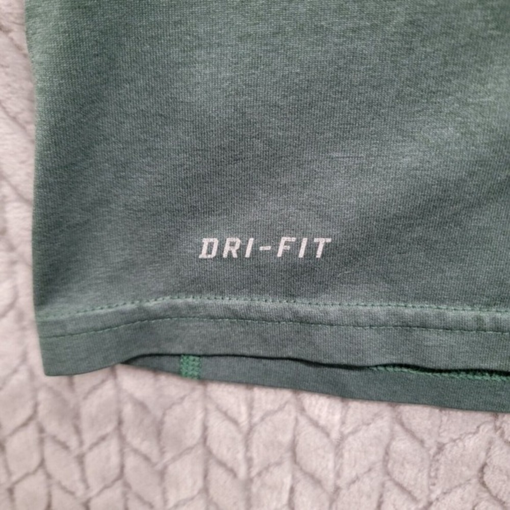 2 NCAA Miami Hurricanes Green T Shirt Size Small Nike The U Football‎ Dri-Fit - Picture 9 of 11